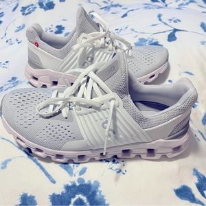 On Cloud, could swift running shoes.